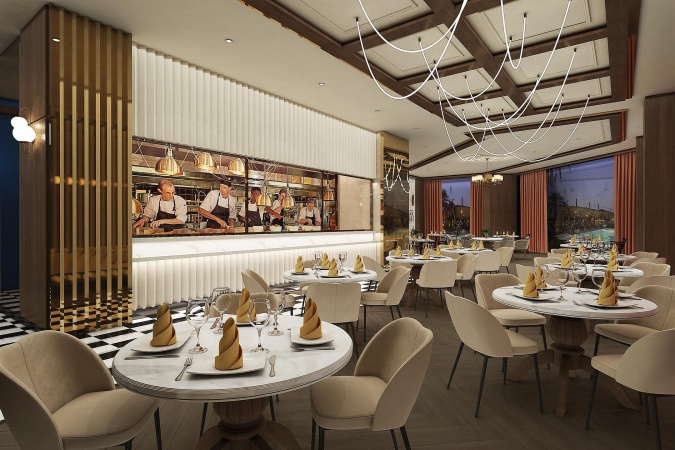 Temsili Resim- İtalyan A La Carte Restoran