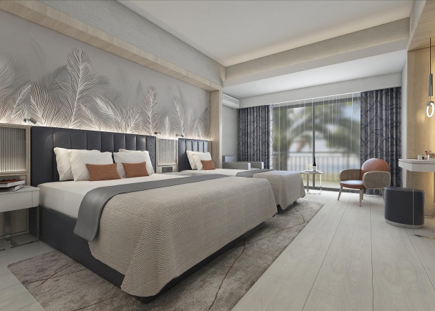  Swim Up Aile Odası Deniz Manzaralı-Temsili Resim