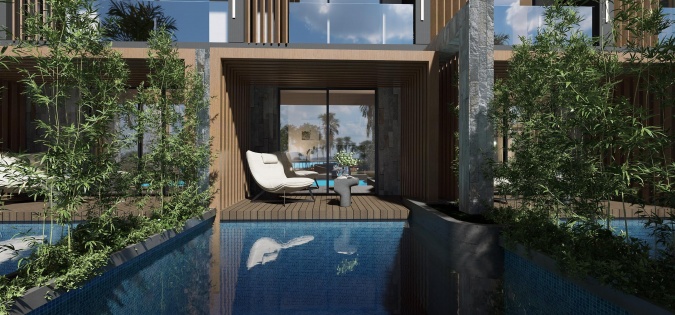 Swim Up Kara Manzaralı-Temsili Resim